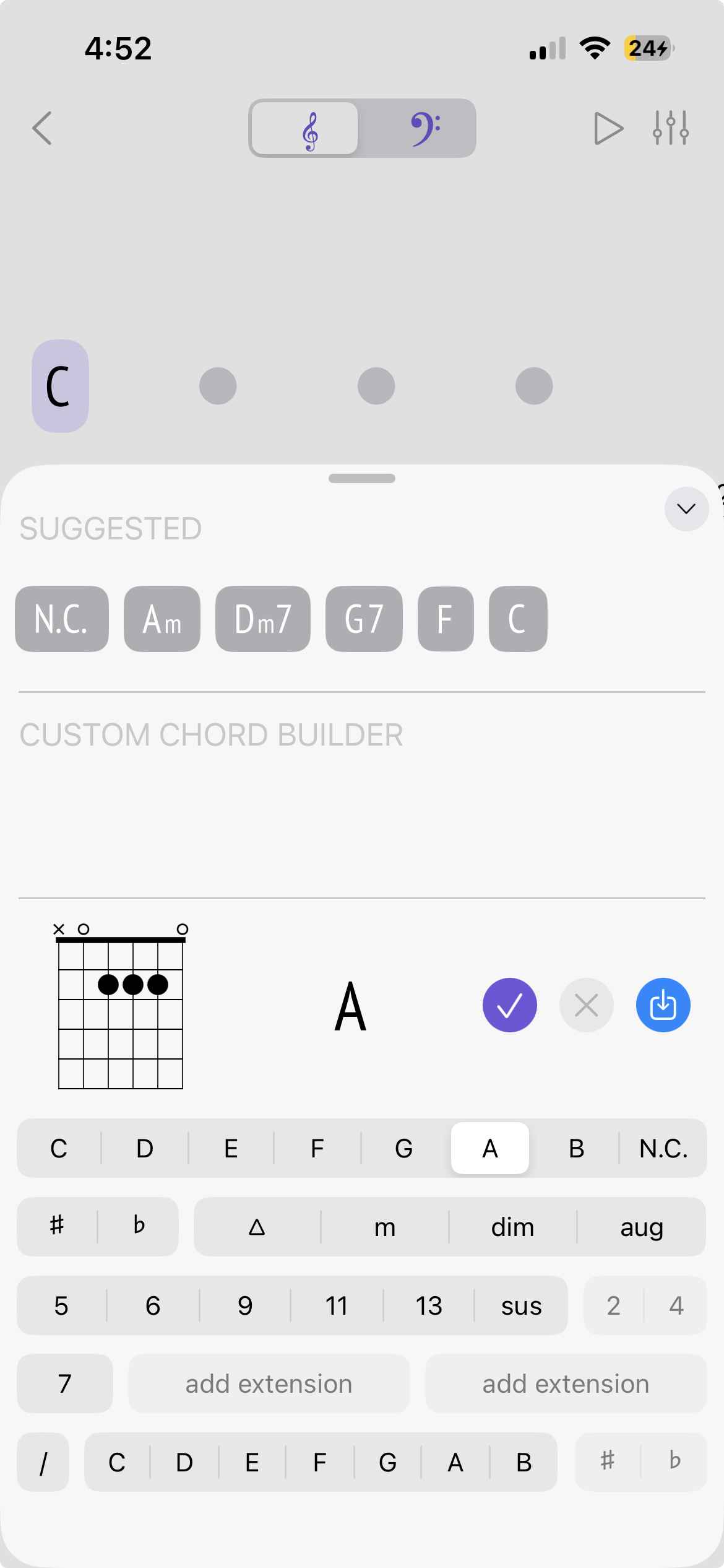 New modular chord keyboard layout
