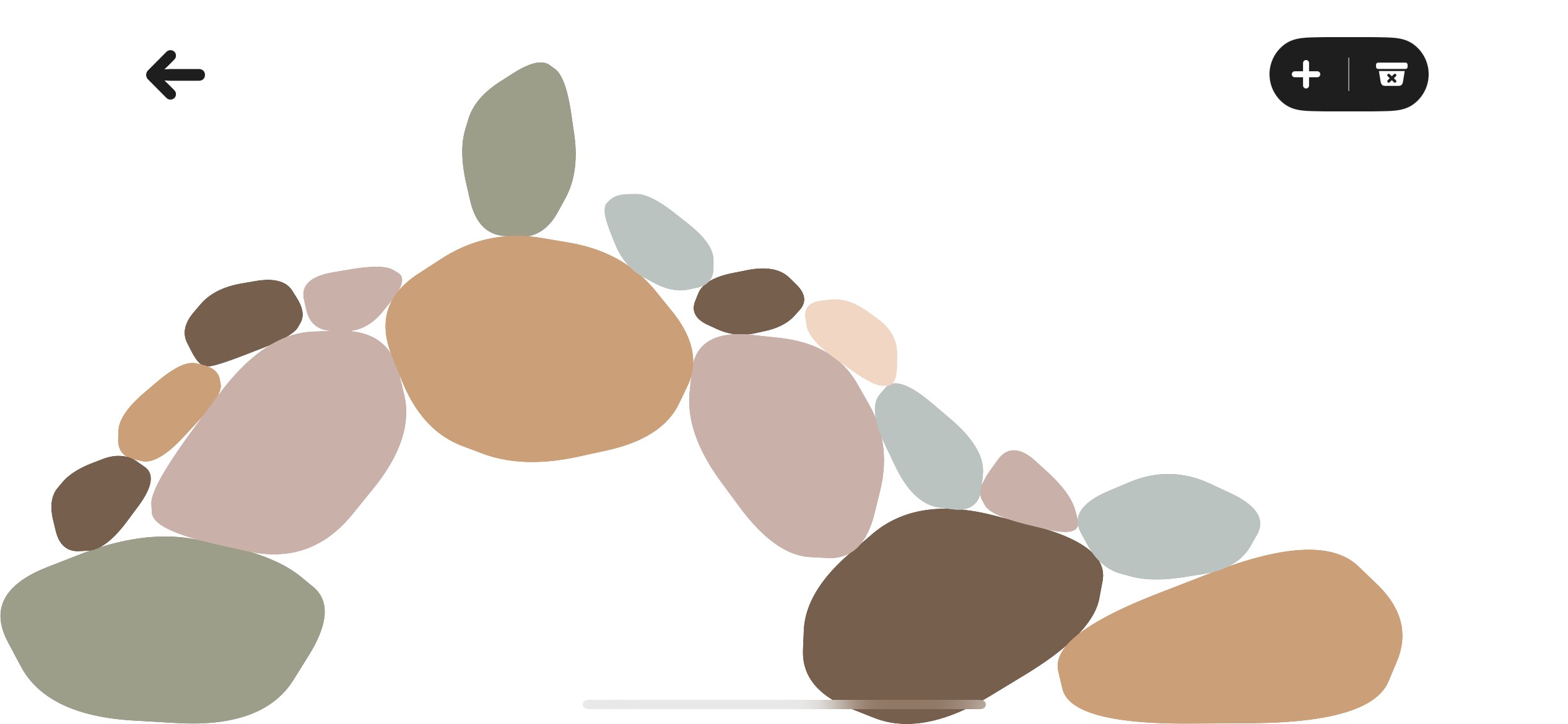 Refined Pebbled gameplay with cleaner UI and tuned rock stacking